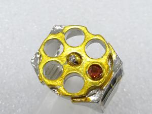 色石　指輪(18号)